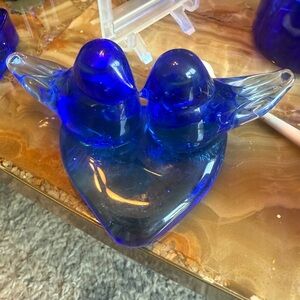 Cobalt blue birds of happiness